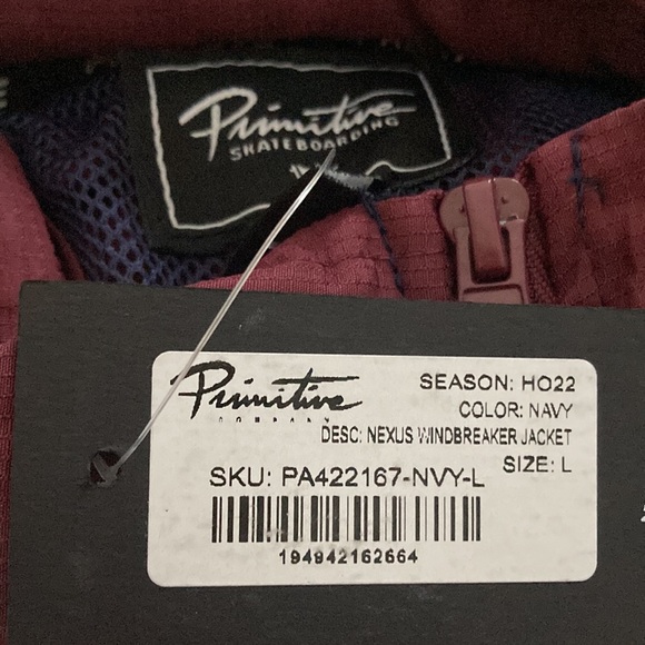 Primitive NEXUS WINDBREAKER JACKET - Picture 4 of 4